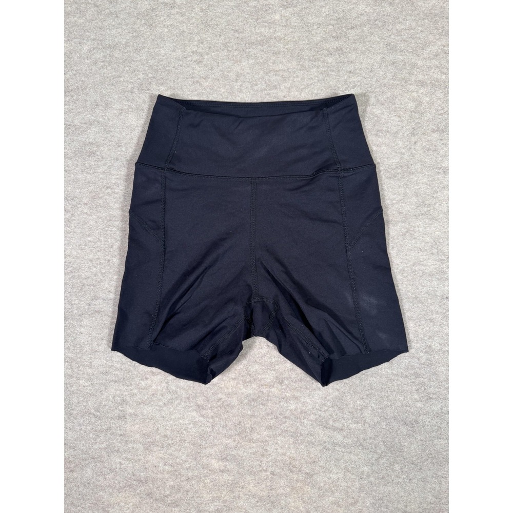 Lululemon Biker Shorts Womens Small Black High Rise 4 Inseam Yoga Athletic